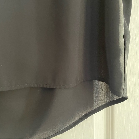 Anthropologie Maeve Black Short Sleeve Lace Blouse Size Medium - Picture 11 of 12